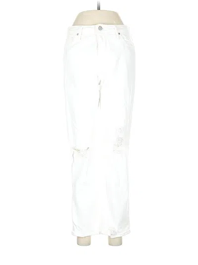 Pre-owned Just Black Jeans In White