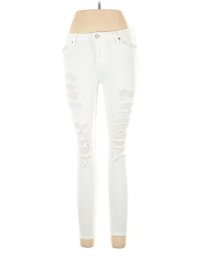 Pre-owned Just Black Jeans In White