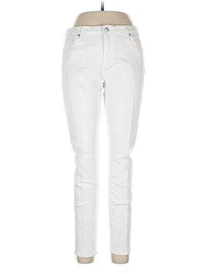 Pre-owned Just Black Jeans In White
