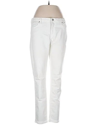 Pre-owned Just Black Jeans In White