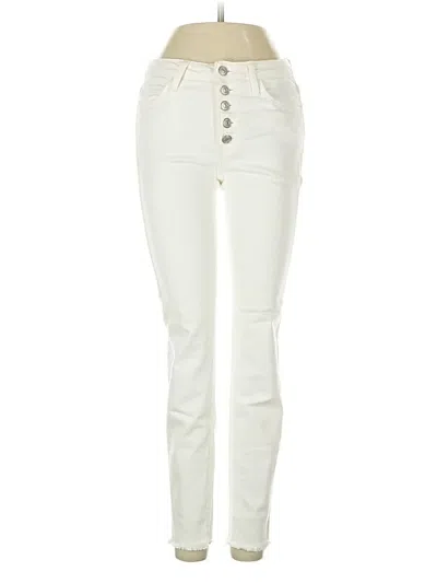 Pre-owned Just Black Jeans In White