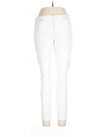 Pre-owned Just Black Jeans In White