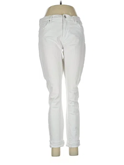 Pre-owned Just Black Jeans In White