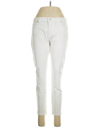 Pre-owned Just Black Jeans In White
