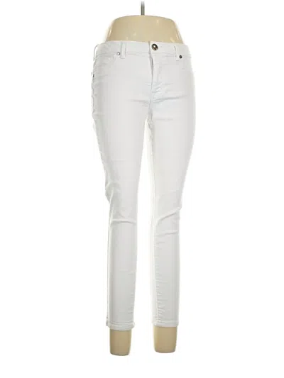 Pre-owned Just Black Jeans In White