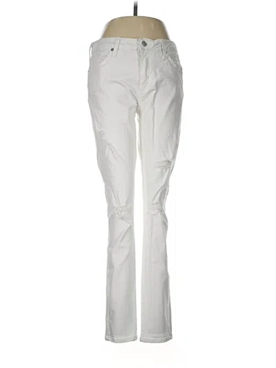 Pre-owned Just Black Jeans In White