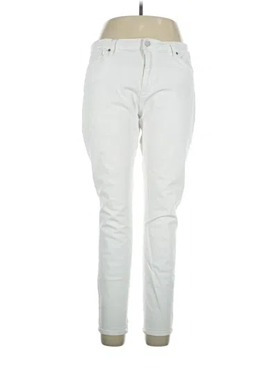 Pre-owned Just Black Jeans In White