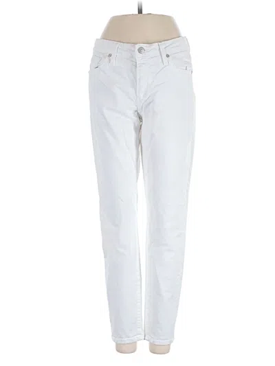 Pre-owned Just Black Jeans In White