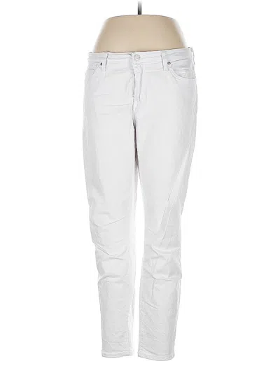 Pre-owned Just Black Jeans In White