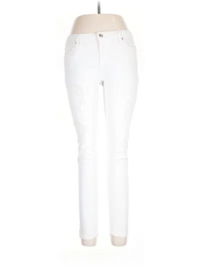 Pre-owned Just Black Jeans In White