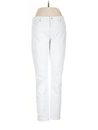 Pre-owned Just Black Jeans In White