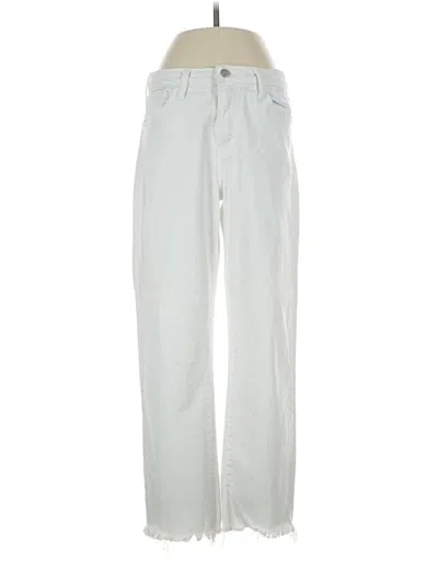 Pre-owned Just Black Jeans In White