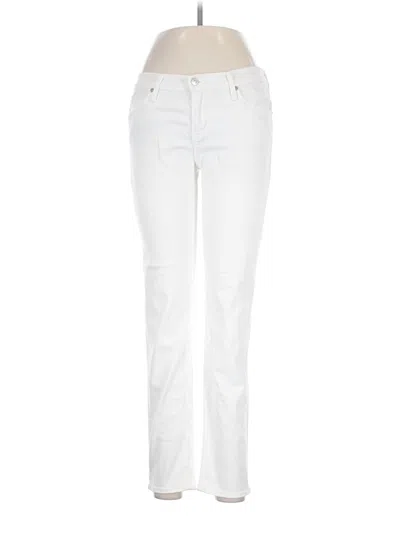Pre-owned Just Black Jeans In White