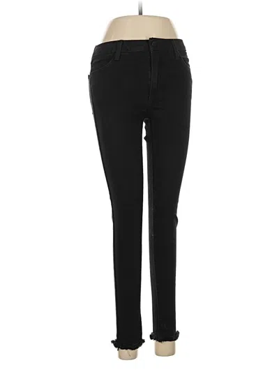 Pre-owned Just Black Jeggings In Black