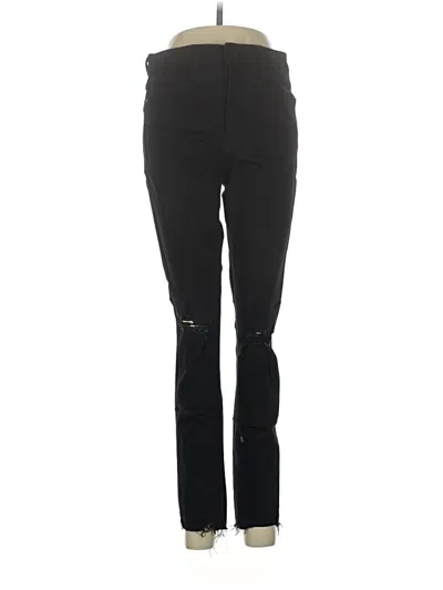 Pre-owned Just Black Jeggings In Black