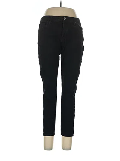 Pre-owned Just Black Jeggings In Black