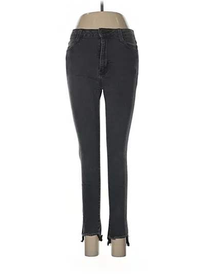Pre-owned Just Black Jeggings In Black