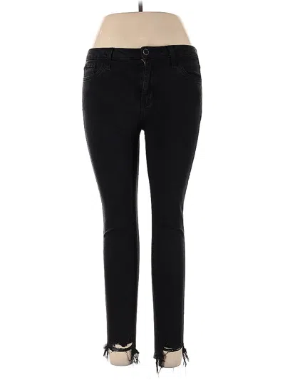 Pre-owned Just Black Jeggings In Black