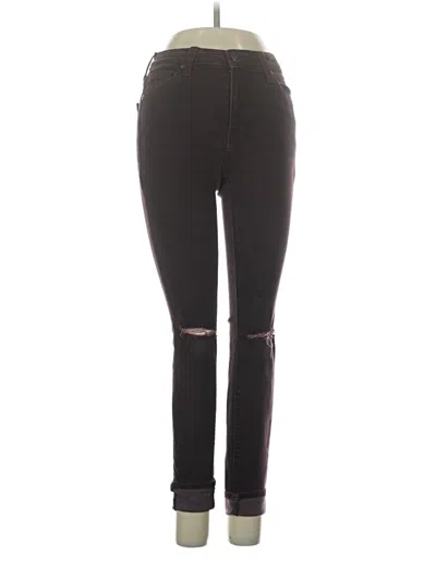 Pre-owned Just Black Jeggings In Black