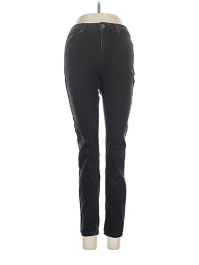Pre-owned Just Black Jeggings In Black