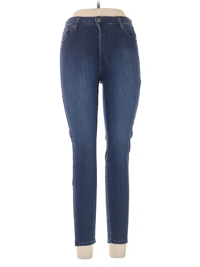 Pre-owned Just Black Jeggings In Blue