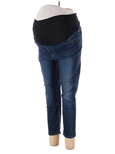 Pre-owned Just Black Jeggings In Blue