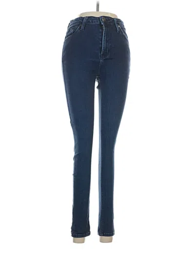 Pre-owned Just Black Jeggings In Blue