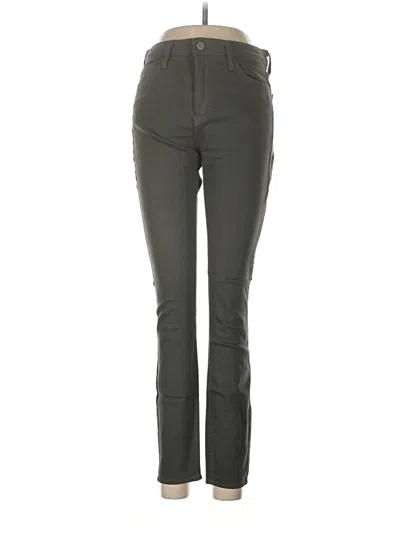 Pre-owned Just Black Jeggings In Green