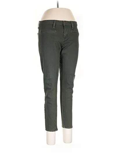 Pre-owned Just Black Jeggings In Green