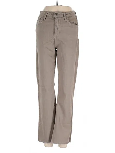 Pre-owned Just Black Khaki Pant In Gray