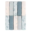 Just Born French Terry Washcloths Set, Blues, One Size