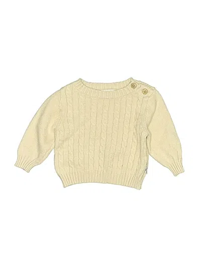 Pre-owned Just Born Babies' Pullover Sweater In Yellow