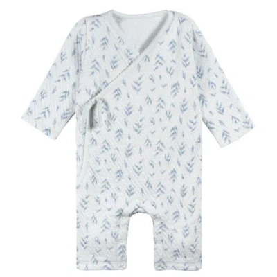 Just Born Babies'  Quilted Coverall In Green