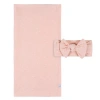Just Born Swaddle Blanket & Headband Set In Pink