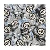 Just Candy 100 Pcs 70th Birthday Candy Hershey's Kisses Milk Chocolate (1 Lb, Approx. 100 Pcs) In Silver