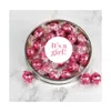 Just Candy It's A Girl Baby Shower Candy Gift Tin With Chocolate Pink Lindor Truffles By Lindt Large Plastic Ti In Assorted Pre-pack