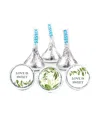 Just Candy 100 Pcs Wedding Candy Hershey's Kisses Milk Chocolate (1lb, Approx. 100 Pcs) In Silver