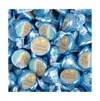 Just Candy 100 Pcs Wedding Candy Hershey's Kisses Milk Chocolate (1lb, Approx. 100 Pcs) In Silver