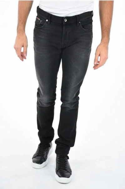 Just Cavalli 18cm Stretch Denim Jeans In Black