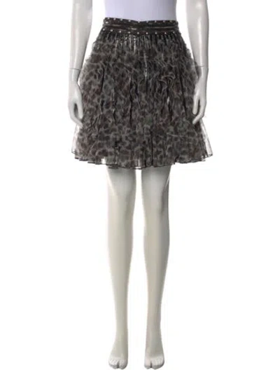 Pre-owned Just Cavalli 2016 Mini Skirt In Multi