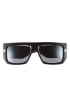 Just Cavalli 56mm Aviator Sunglasses In Black