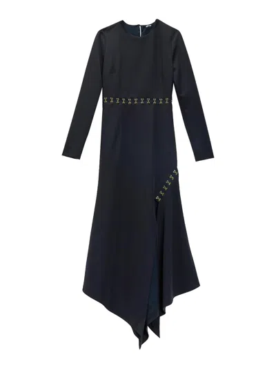 Just Cavalli Abito Hooks In Black