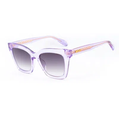 Just Cavalli Multicolor Acetate Sunglasses In Purple