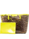 Just Cavalli Animal-print Shoulder Bag In Brown
