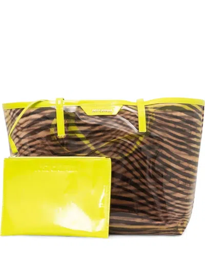 Just Cavalli Animal-print Shoulder Bag In Brown