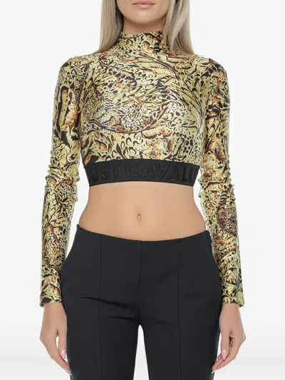 Just Cavalli Animal-print T-shirt In Multi