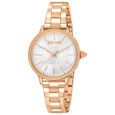 Just Cavalli Animalier Miraggio Women's Watch In Gold