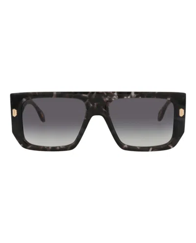 Just Cavalli Aviator-frame Acetate Sunglasses In Multi
