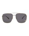 Just Cavalli Aviator-frame Metal Sunglasses In Gold