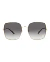 Just Cavalli Aviator-frame Metal Sunglasses In Gold